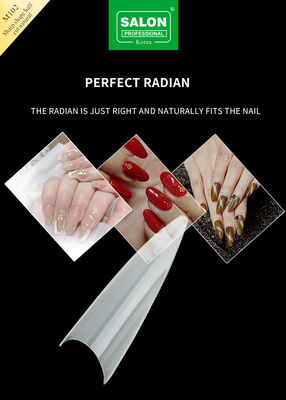 Scharfe Form Natürliche Nagel Tipps Halbdeckung Acryl Fake Nägel für DIY Nail Art Salon 500pcs/Box