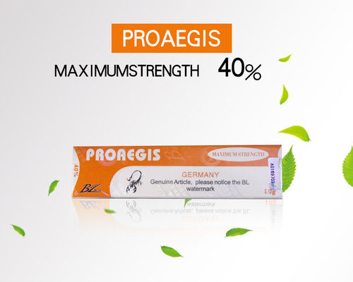 Betäubungsmittel Proaegis taube Sahne-40% der Tätowierungs-13g Querstation fertigte das Verpacken für Microblading besonders an
