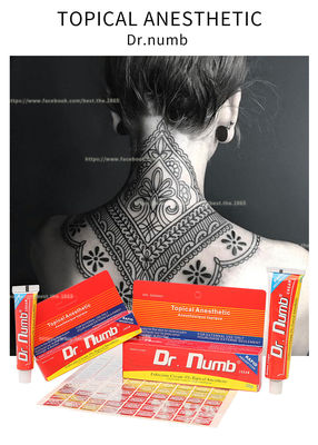 Nicht ölige taube betäubende Creme-Dr. Numb 30g Lidocaine-Creme für Lippenaugenbrauen-Tätowierungs-Laser-Haar-Abbau