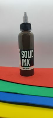 Organische Festtinte-Tätowierungs-Tinte dunkelbraunes 30ML 260ML des strengen Vegetariers nicht giftig