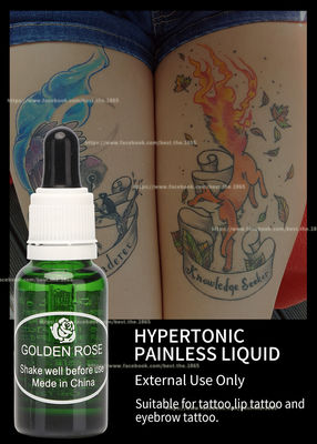 Goldene Rosen Tattoo Anästhesie Flüssigkeit Gute Qualität Permanent Make-up Betäubungslösung