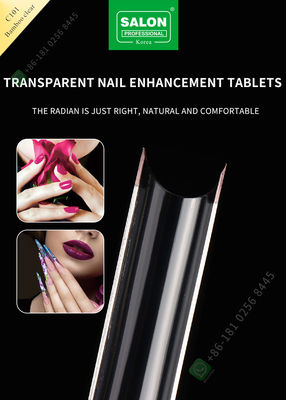 French-/Cbogen-maniküren verlängernde klare falsche Nagel-Bambusspitzen Spitze für Nagel Art Salon