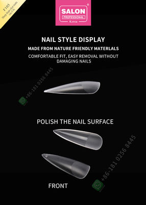 Spitzen 500pcs Matte Lady Artificial Half Nail und Volldeckungs-falscher Nagel