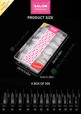 Spitzen 500pcs Matte Lady Artificial Half Nail und Volldeckungs-falscher Nagel