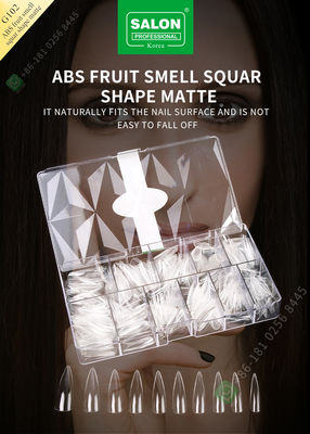 ABS tragen Geruch-Scharfes formen falsche Nagel-halbe Spitzen Matte Lady French Style Artificials und Volldeckungs-falschen Nagel Früchte
