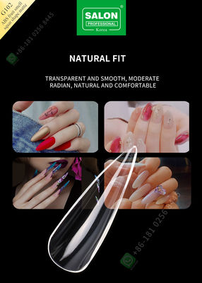 ABS tragen Geruch-Scharfes formen falsche Nagel-halbe Spitzen Matte Lady French Style Artificials und Volldeckungs-falschen Nagel Früchte