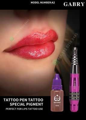 Purpurrote drahtlose Augenbrauen-Make-uptätowierung Pen Warranty 1-jährig