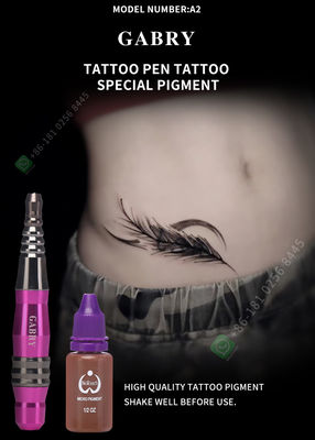 Purpurrote drahtlose Augenbrauen-Make-uptätowierung Pen Warranty 1-jährig