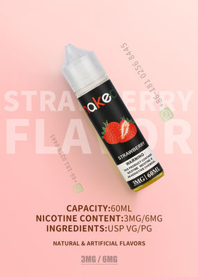 Aroma-E-Zigarette Vaping-Flüssigkeit 60ml der E-Flüssigkeits-E-Saft-hohen Qualität Erdbeerrein und sicher