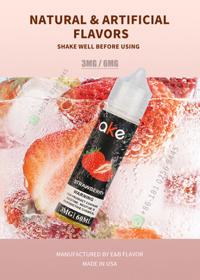 60ml dampfen den Saft auf E, der für die elektrische Zigarette flüssig ist, die Juice Smoking Strawberry Flavor aufdampft