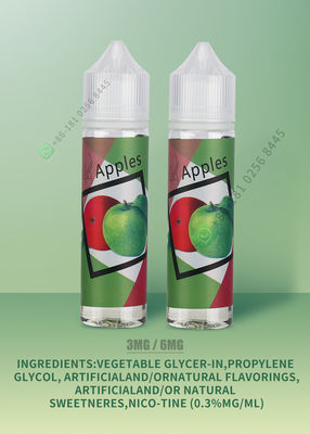 FCC 3mg 6mg E-Liquid Vape Juice Vaping Liquid 24 Monate Haltbarkeit