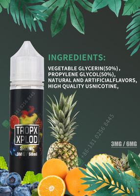 Nikotin-E-Flüssigkeit Vape-Saft-E-Zigarette Vaping flüssiges 30ml 60ml Vape Juice Orange Taste
