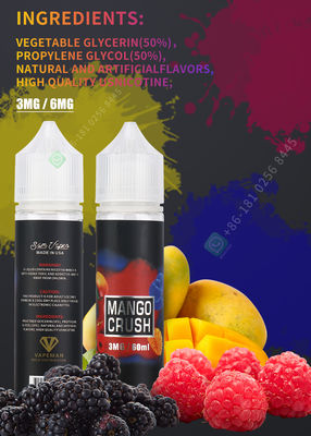 50 flüssige 60ml reine Bestandteile Aromen Vape E-Saft-100% für Vape-Stift