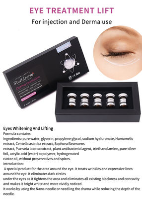 Hochwertiges Haut-Booster-Augen-Bleaching und Lifting Flüssigkeit Injektionsserum Set Anpassung mit 5 ml Volumen