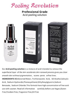 Professionelle Säure-Peeling-Lösung Flüssigkeit für die Gesichtspeeling