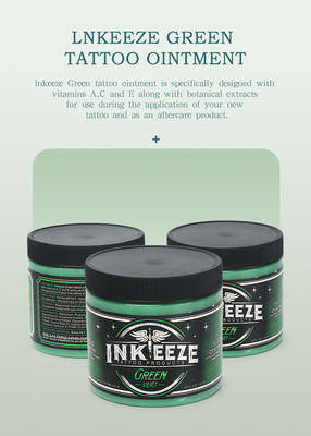 Fabriklieferung Tattoo-Produkt Tinte Grüne Tattoo-Salbe Heilcreme Vitamine A und C