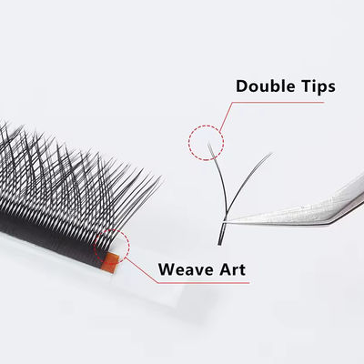 8-14mm Individuelle Falsche Wimpern CC/D/DD Curling Volumen Wimpernverlängerung Doppel Spitzen Kaschmir YY Lash Verlängerung
