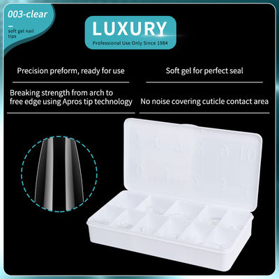 Soft Gel Nagel Tipps 500PCS/Box Acryl Nagel Druck auf Nägel für Nagelkunst Design Maniküre Werkzeuge