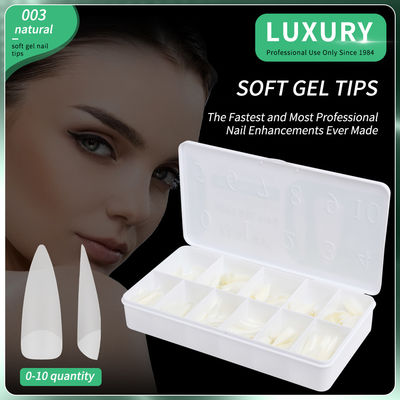 Soft Gel Nagel Tipps 500PCS/Box Acryl Nagel Druck auf Nägel für Nagelkunst Design Maniküre Werkzeuge