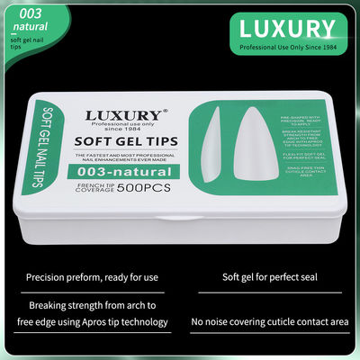 Soft Gel Nagel Tipps 500PCS/Box Acryl Nagel Druck auf Nägel für Nagelkunst Design Maniküre Werkzeuge