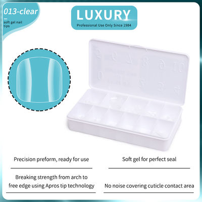 Soft Gel Zehennagel Tipps Set Volldeckung Quadrat Form Falsche Zehennägel 11 Größen Für Diy & Salon Maniküre