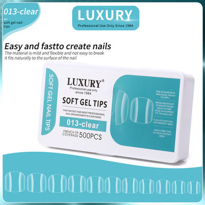Soft Gel Zehennagel Tipps Set Volldeckung Quadrat Form Falsche Zehennägel 11 Größen Für Diy & Salon Maniküre