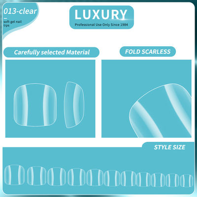 Soft Gel Zehennagel Tipps Set Volldeckung Quadrat Form Falsche Zehennägel 11 Größen Für Diy & Salon Maniküre