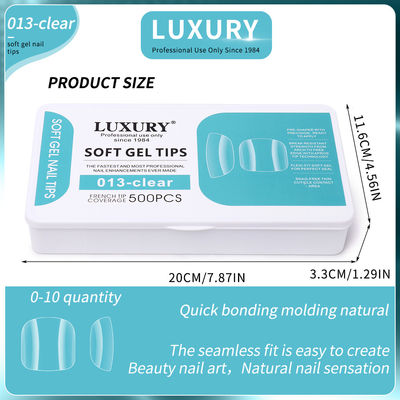Soft Gel Zehennagel Tipps Set Volldeckung Quadrat Form Falsche Zehennägel 11 Größen Für Diy & Salon Maniküre