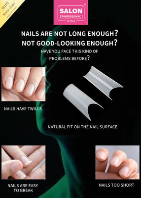 Professionelle ABS Full Cover Gel künstliche Nagel Lang Quadrat Druck auf Nägel für perfekte Nagelverlängerungen
