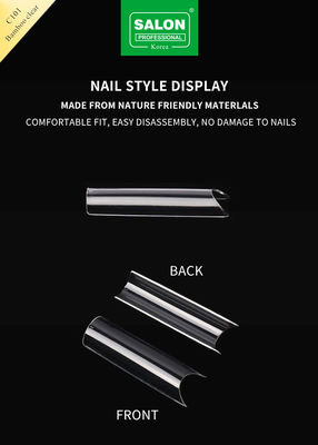 Professionelle lange Quadrat-Full-Cover Falsche Nagel Tipps für Salon-Niveau Nagelkunst Verbesserung