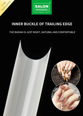 Quadratische Volldeckung Ultra-Dünn ABS Falschnagel für Salon Nagelverlängerungen Einfache DIY Nagelkunst zu Hause