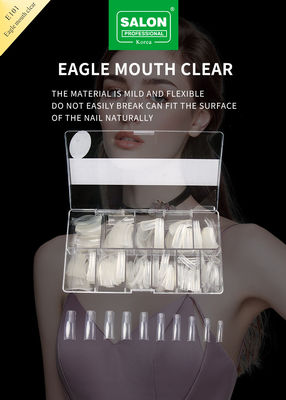 Professionelle Nagel Vollbedeckung Klar ABS Adler Mund Klar In 12 Größen Für DIY Maniküre Salon