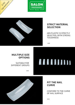 Volldeckel Adler Mund Natürliches Weichgel Falsche Nägel Designs Künstliche Nagelspitzen