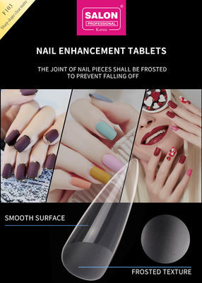 Matte klare Mandelnägel Extra Lang Stiletto Falsche Nägel Scharfe Form Acryl Falsche Nagel Tipps für Nagelkunst