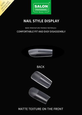 Full Matte Clear Acrylic Fake Nail Medium Square Press auf Nägeln für Nagelverlängerung Maniküre Werkzeuge