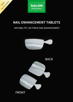 Natürliche Farbe Falsche Zehennägel Set Vollbedeckung Acryl Zehen Nagel Für Salon-Finish Nagelkunst