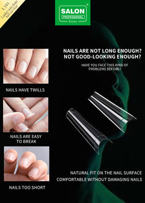 Leiterform Nagel Tipps Langen Halbdeckung Ballerina Falsche Nägel mit hochwirksamen Nagelkunst Schönheit