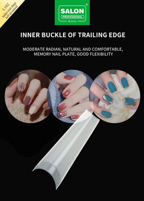 Halbdeckung Tipps Nahtlose Maniküre Zubehör-Kit Ultra-dünne Nagelverlängerungen DIY Nagelkunst