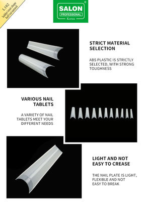 Halbdeckung Tipps Nahtlose Maniküre Zubehör-Kit Ultra-dünne Nagelverlängerungen DIY Nagelkunst