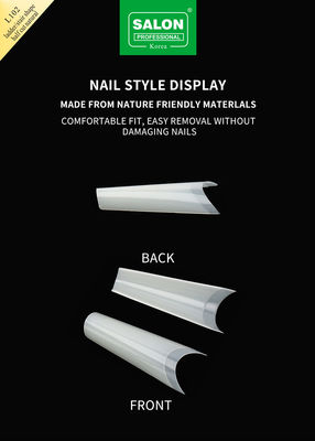 Halbdeckung Tipps Nahtlose Maniküre Zubehör-Kit Ultra-dünne Nagelverlängerungen DIY Nagelkunst