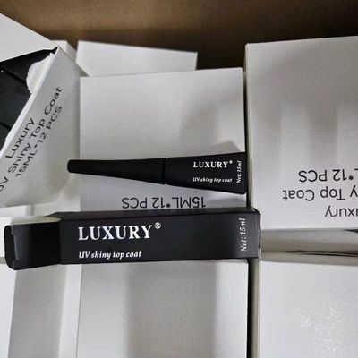 Fabrik Lieferung Privatmarke Glanz Top Coat DIY UV Gel Nagellack für Nagel Schönheitssalon