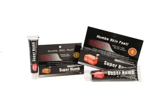 Super-Tätowierungstäubende Creme 10g 30g Hochwertig für das Mikrobladen von Körpertattoos Lido-Caine Salbe