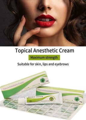 10 g Tätowierungsbetäubende Creme für 3-4 Stunden Schmerzlosigkeit mit 2-3 mm Dicke und 50-60 Minuten Anwendung