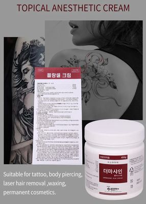 Korea Origin Tattoo Betäubungscreme mit Teebaumöl und Aloe Vera für empfindliche Bereiche