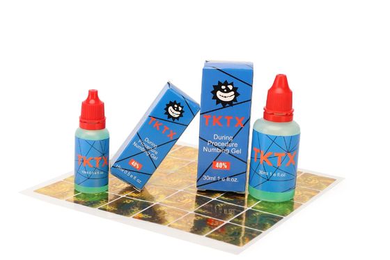 TKTX Betäubungsgel 15ml Schnell wirkendes blaues Gel mit 9% Lidocain zur Schmerzlinderung