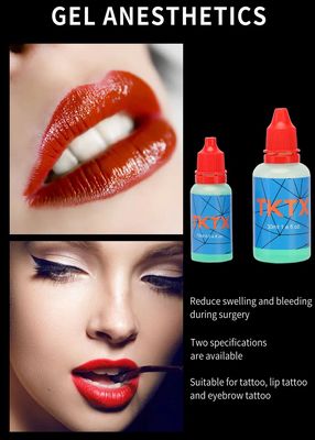 TKTX Betäubungsgel 15ml Schnell wirkendes blaues Gel mit 9% Lidocain zur Schmerzlinderung