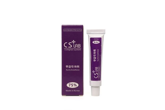Blank Tube Tattoo Numbing Cream High Quality Strong Effect 75% Cslab Numbing Cream for Microblading