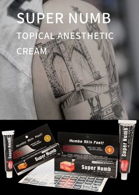 Super-Tätowierungstäubende Creme 10g 30g Hochwertig für das Mikrobladen von Körpertattoos Lido-Caine Salbe
