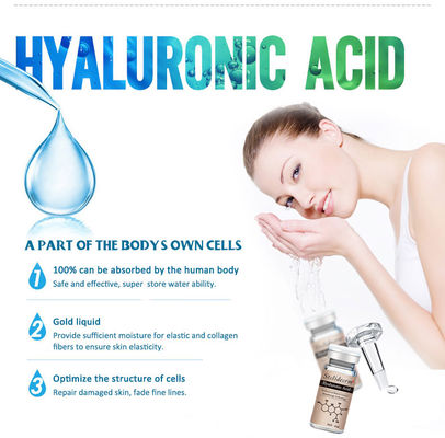 Natürliches erhellendes Gesichtsserum Hyaluronsäure-Mesoserum Microneedling