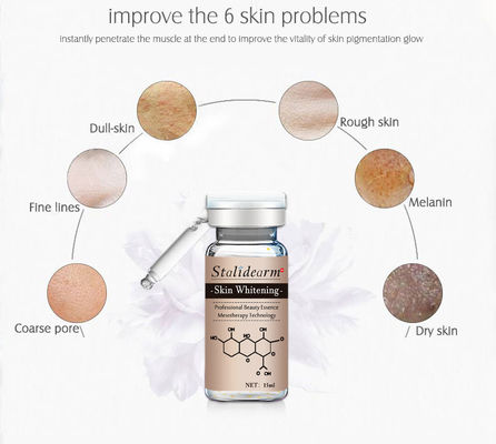 Enthäuten Sie helleres Mesoserum Microneedling besonders anfertigte Logo Anti Aging Whitening Serum